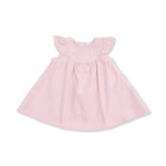 Angel Dear Veiled Pink - Scoop Yoke with Ruffle Dress + Bloomer - 