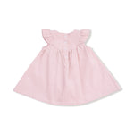 Angel Dear Veiled Pink - Scoop Yoke with Ruffle Dress + Bloomer - 