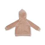 Angel Dear Velour Bear Ears Zip Hoodie And Varsity Stripe Jogger Set - Everetts Place Boutique - 