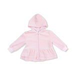 Angel Dear Velour Zip Peplum Hoodie And Jogger Set For Girls And Kids - Everetts Place Boutique - 