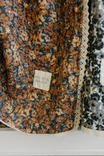 Mebie Baby Venetian Floral + Autumn Bloom Lace Muslin Quilt - 