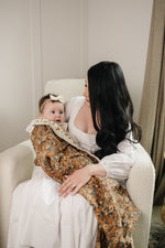 Mebie Baby Venetian Floral + Autumn Bloom Lace Muslin Quilt - 