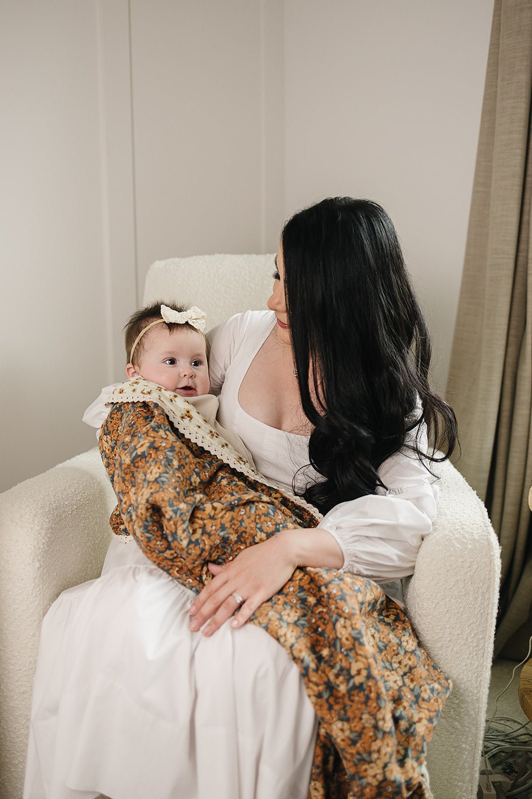 Mebie Baby Venetian Floral + Autumn Bloom Lace Muslin Quilt - 