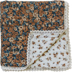 Mebie Baby Venetian Floral + Autumn Bloom Lace Muslin Quilt - 