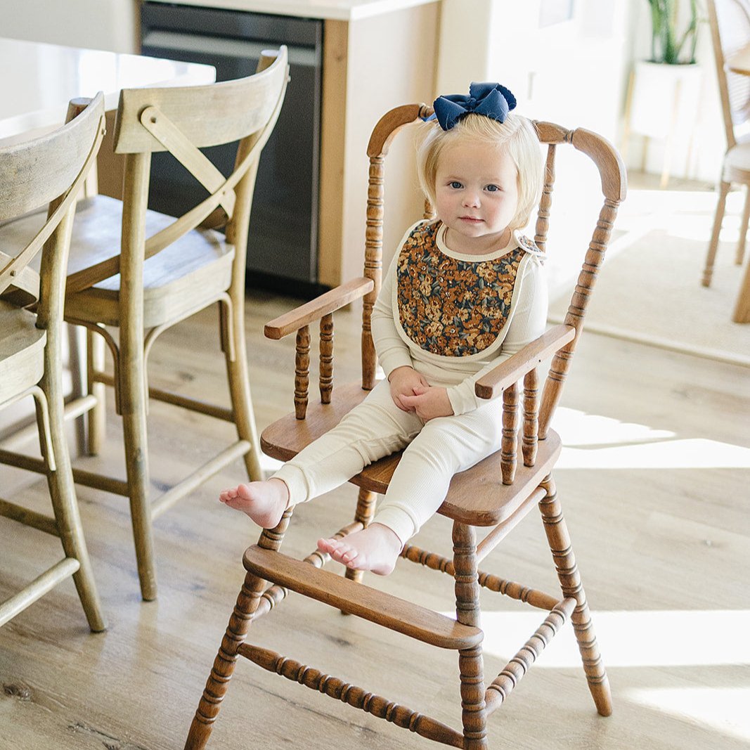 Mebie Baby Venetian Floral Classic Muslin Bib - 