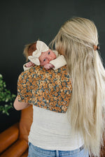 Mebie Baby Venetian Floral Muslin Burp Cloth for Babies by Mebie Baby - 