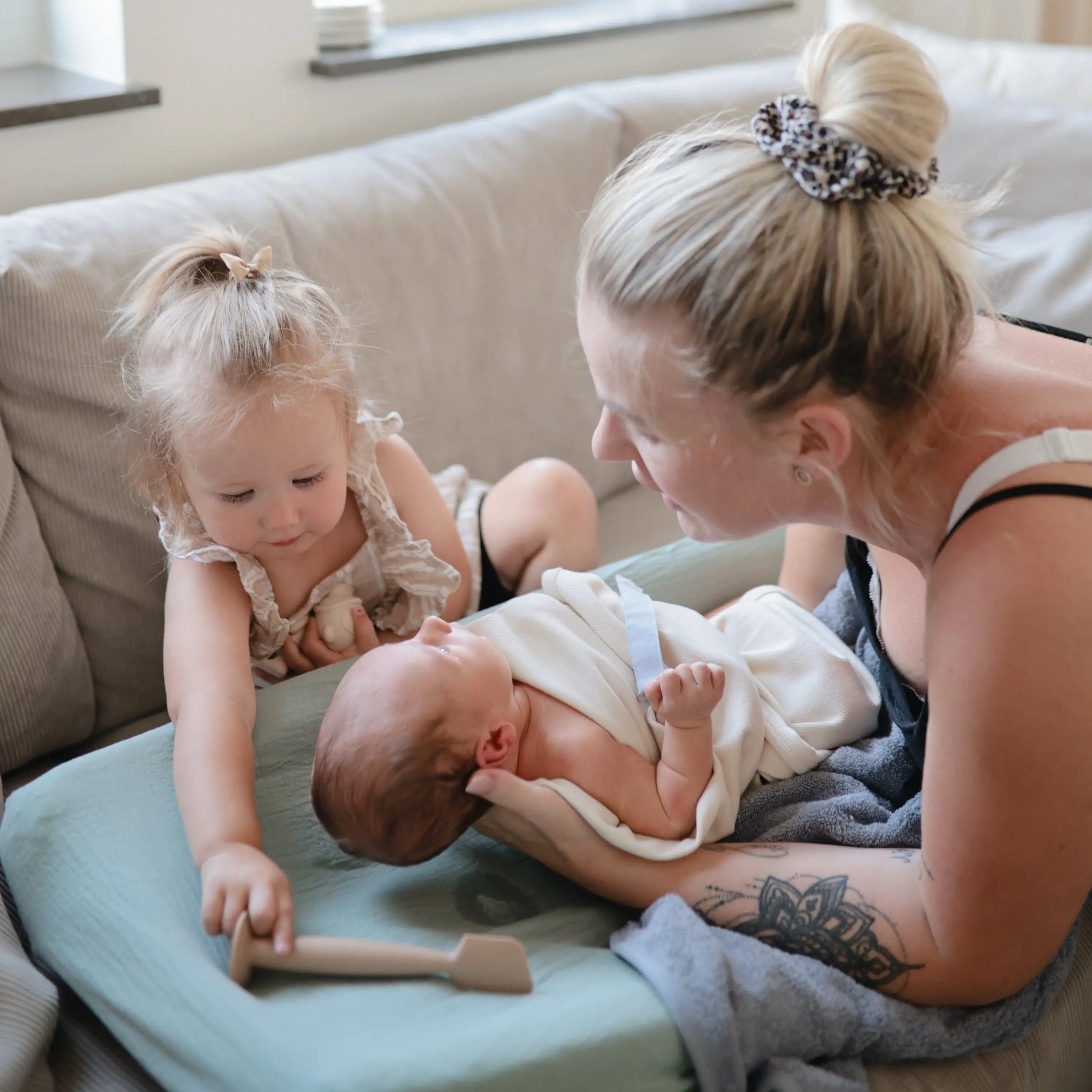 Extra Soft Muslin Changing Pad Cover 100 Percent Cotton Breathable and Cozy Design Mushie