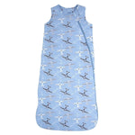 Sweet Bamboo Vintage Airplanes Bamboo Sleep Sack with 2 Way Zipper for Infants - 