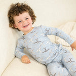 Sweet Bamboo Vintage Airplanes Pajama Set with Cozy Fabric for Kids Bedtime - 