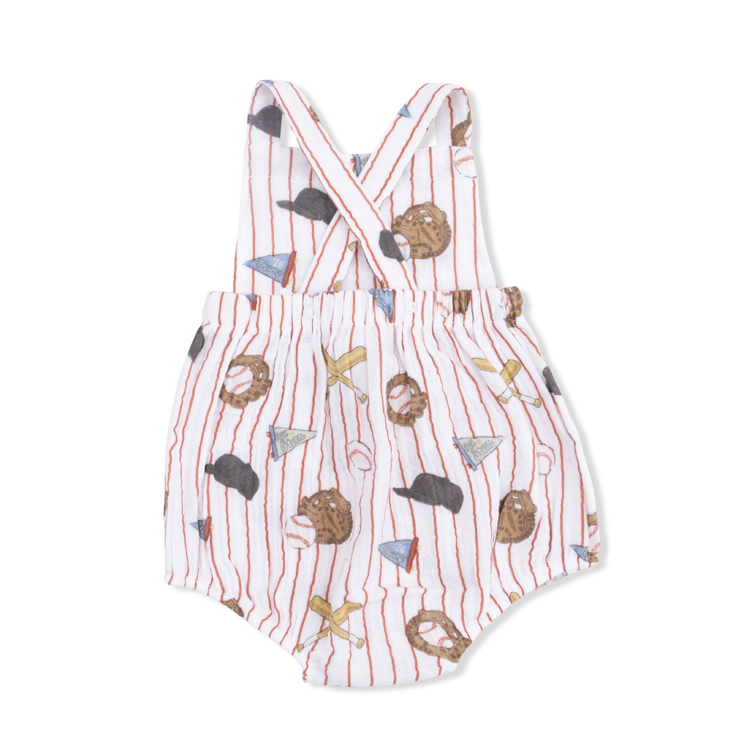Angel Dear Vintage Baseball Stripe - Retro Sunsuit - 