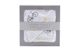 Newcastle Classics Vintage Bicycle Bamboo Muslin Hooded Towel Set for Cozy Kids - 
