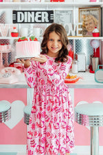 Mila & Rose ® Vintage Cakes L/S Pocket Twirl Dress - 