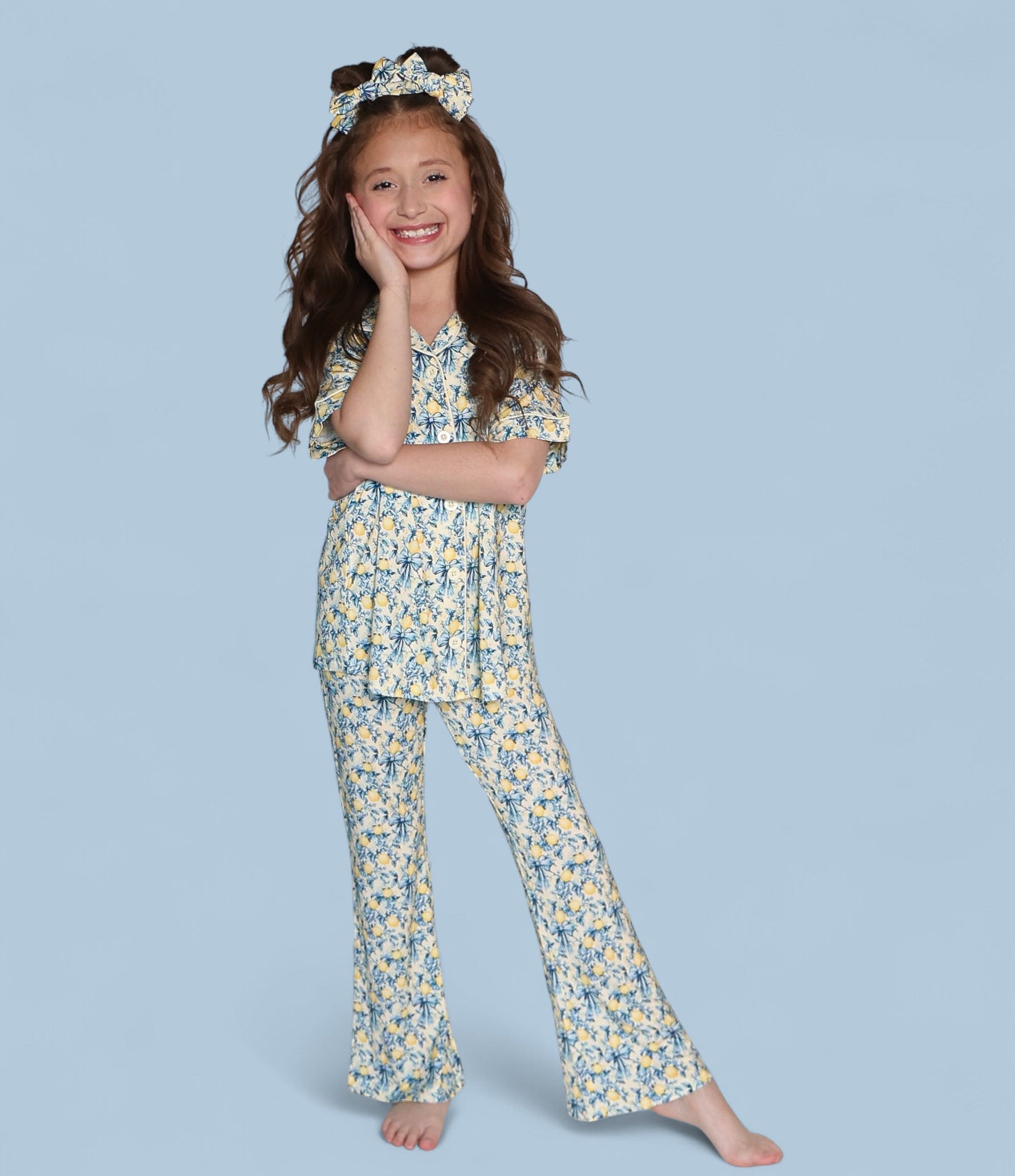 DREAM BIG LITTLE CO VINTAGE CITRUS TOILE DREAM GIRL'S FLARE SETEveretts Place