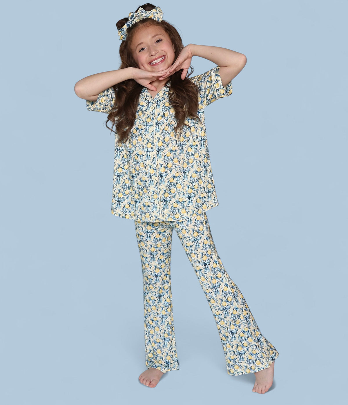 DREAM BIG LITTLE CO VINTAGE CITRUS TOILE DREAM GIRL'S FLARE SETEveretts Place