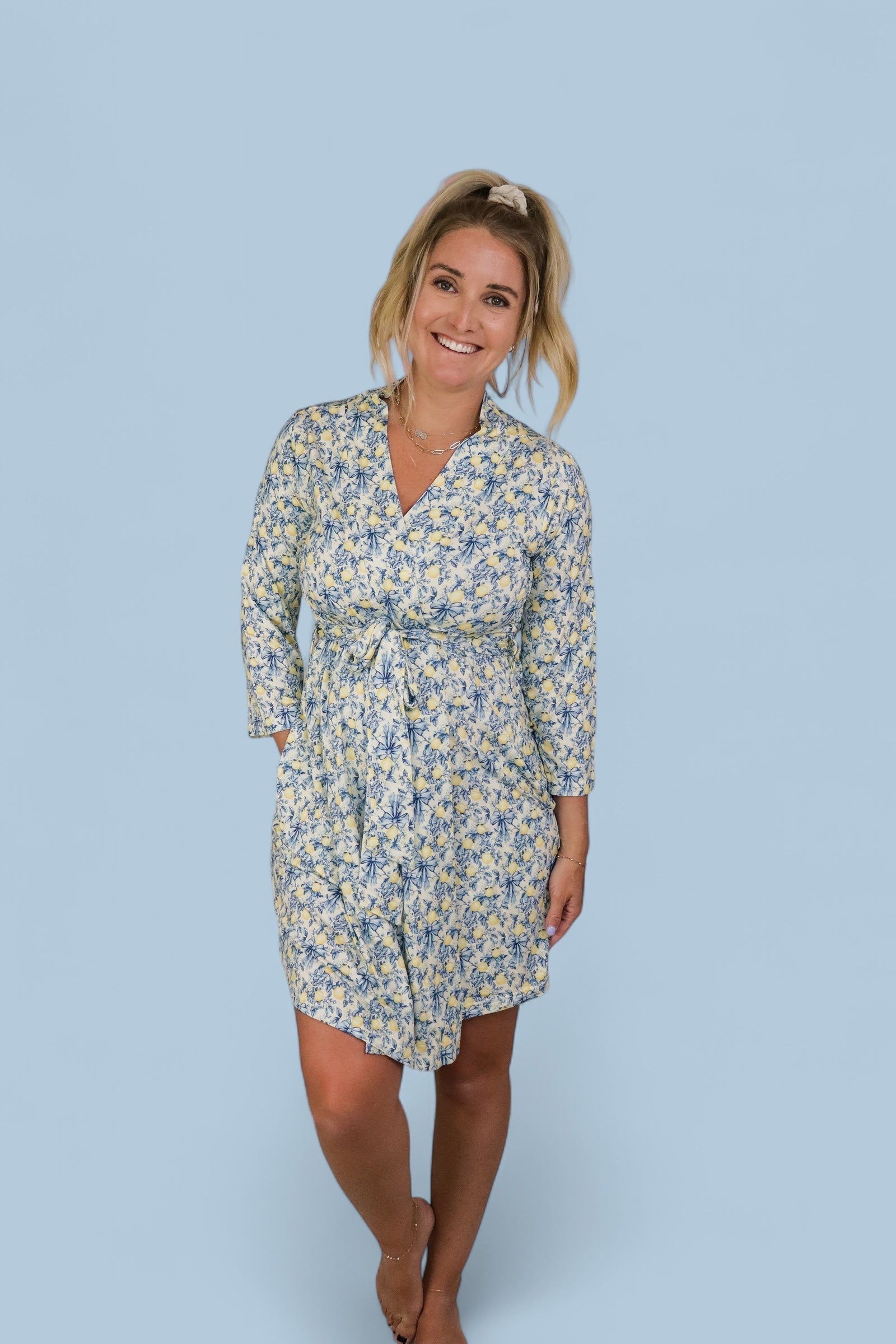 DREAM BIG LITTLE CO VINTAGE CITRUS TOILE WOMEN'S DREAM ROBEEveretts Place