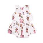 Angel Dear Vintage Cowgirls - Bodysuit with Skirt - 