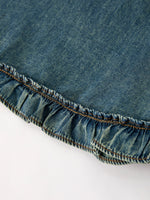 Rylee Faith Designs Vintage Denim Ruffle Girls DressEveretts Place