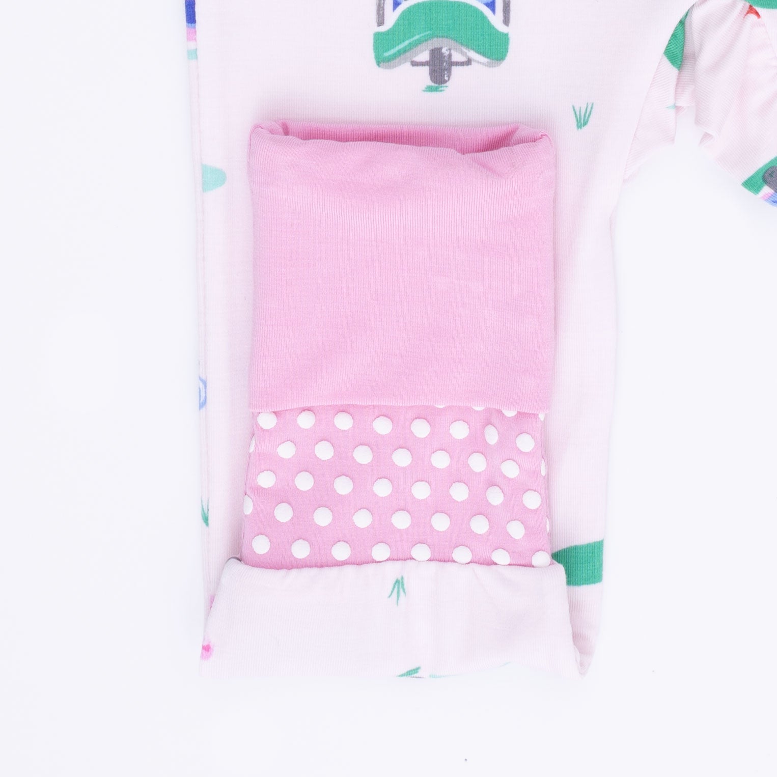 Angel Dear Vintage Golf Carts Pink - Convertible Romper - 