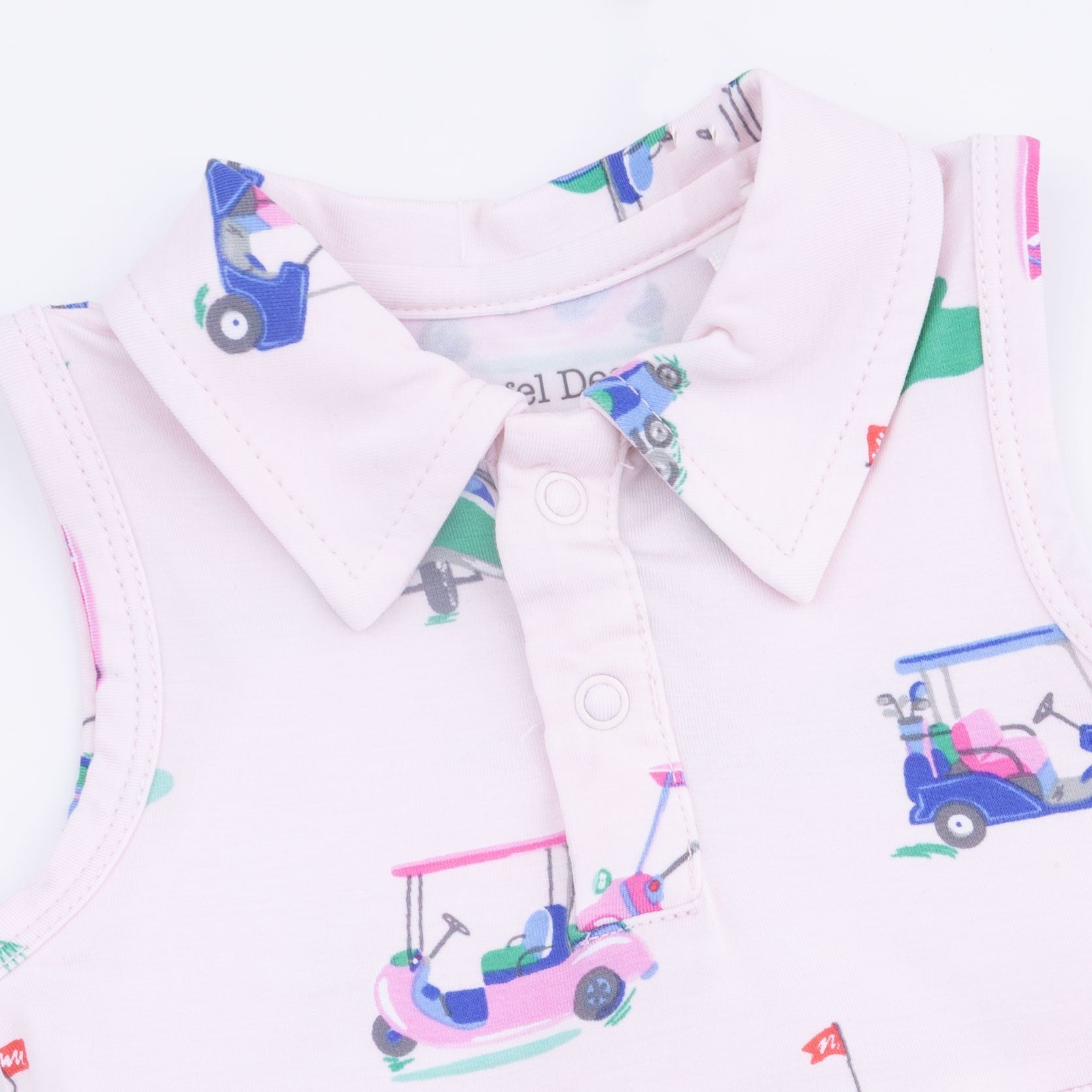 Angel Dear Vintage Golf Carts Pink - Polo Tennis DressEveretts Place