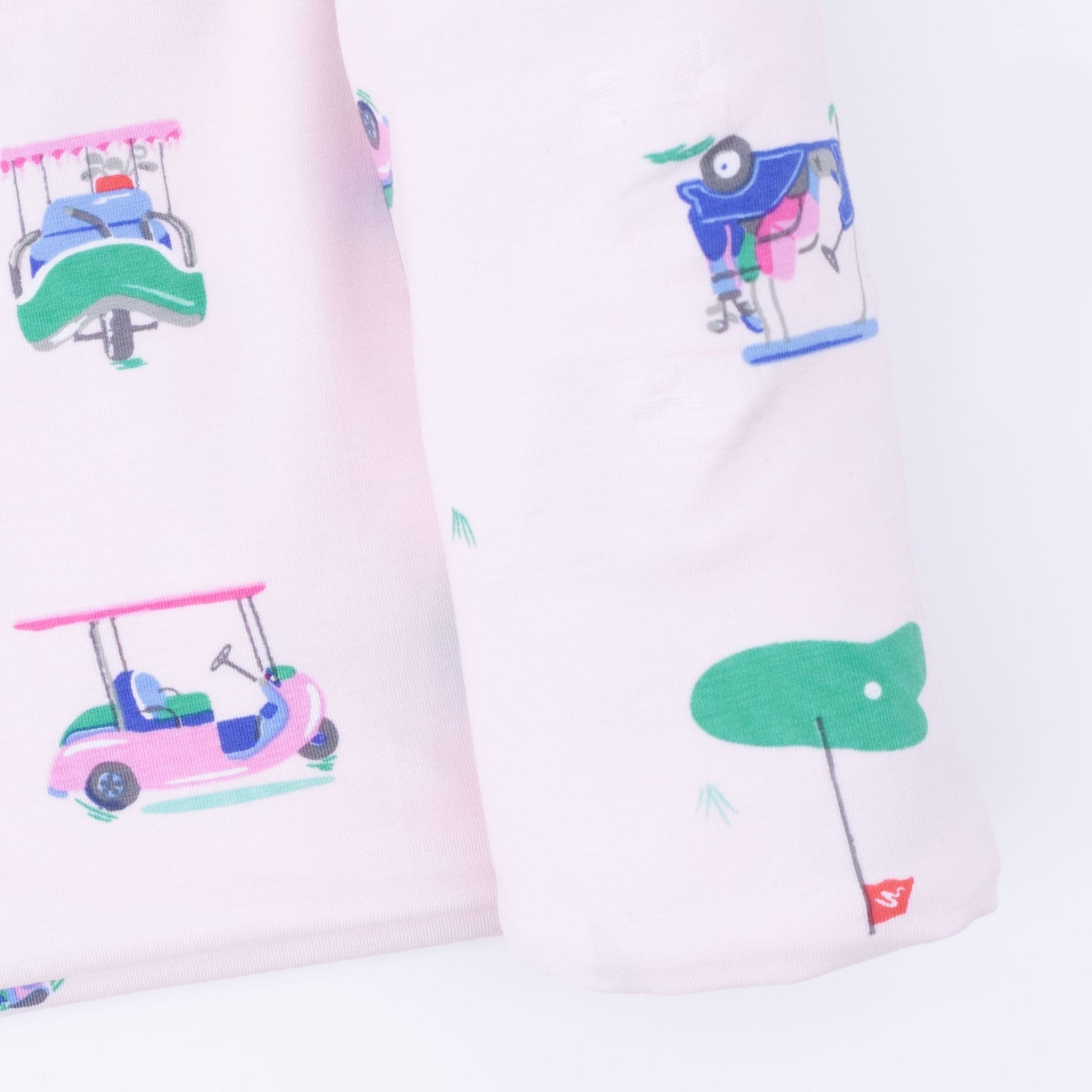 Angel Dear Vintage Golf Carts Pink - Swaddle BlanketEveretts Place
