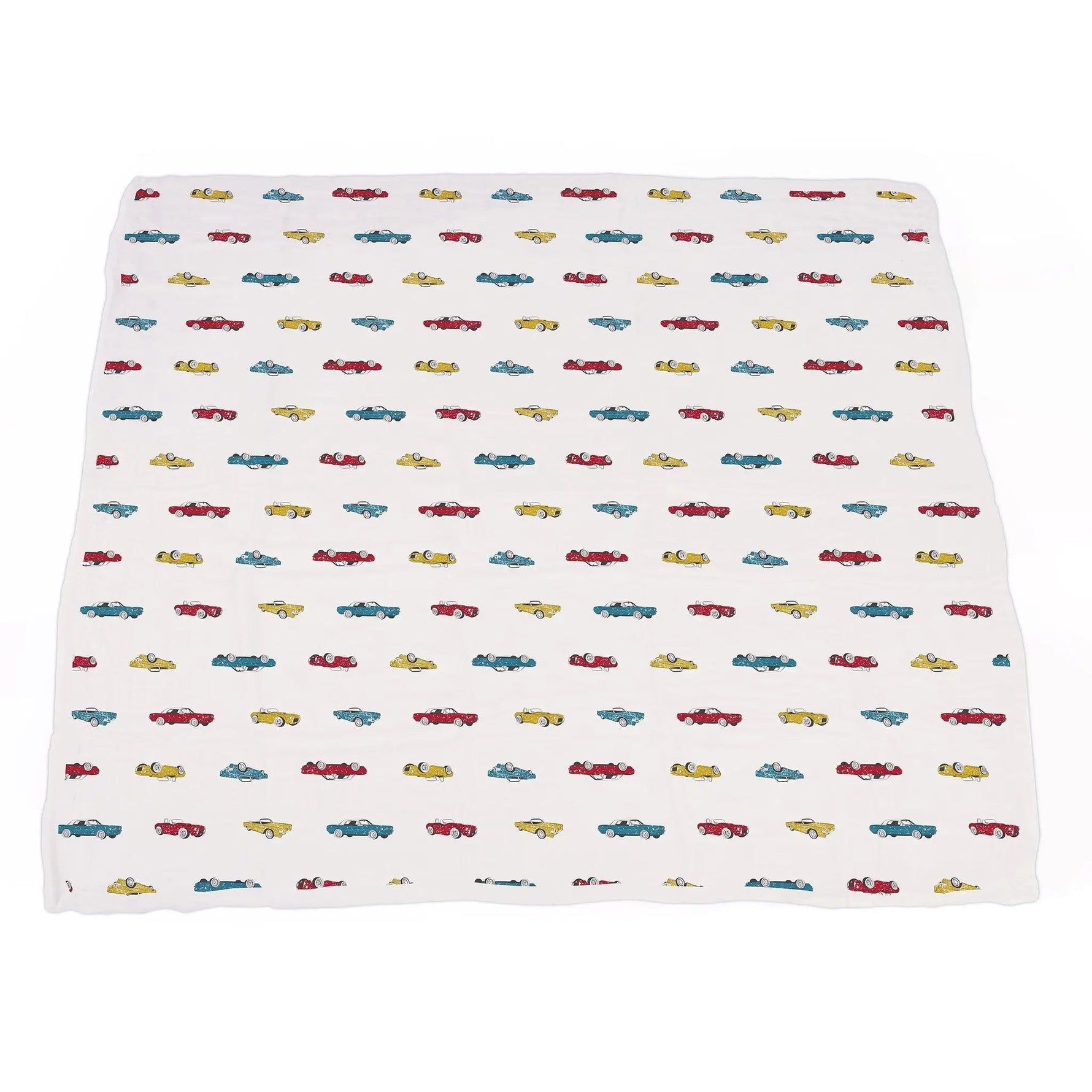 Newcastle Classics Vintage Muscle Cars and Motorcycles Bamboo Muslin Newcastle Blanket - 
