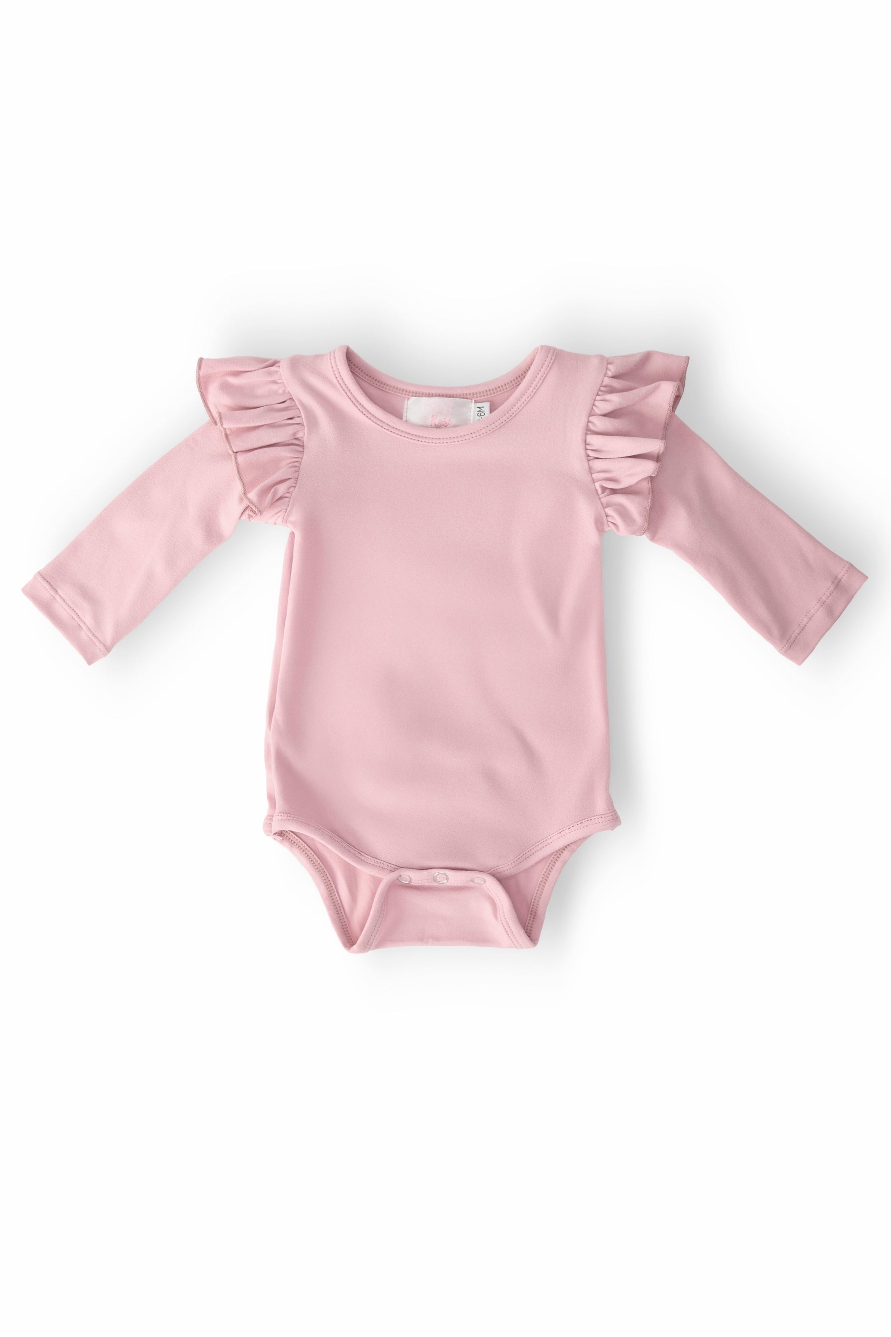 Mila & Rose ® Vintage Pink L/S Flutter BodysuitEveretts Place