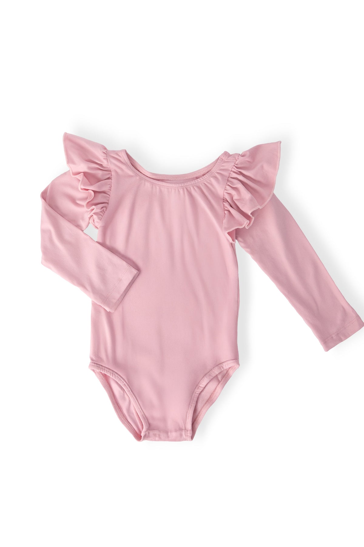 Mila & Rose ® Vintage Pink L/S Flutter Sleeve LeotardEveretts Place