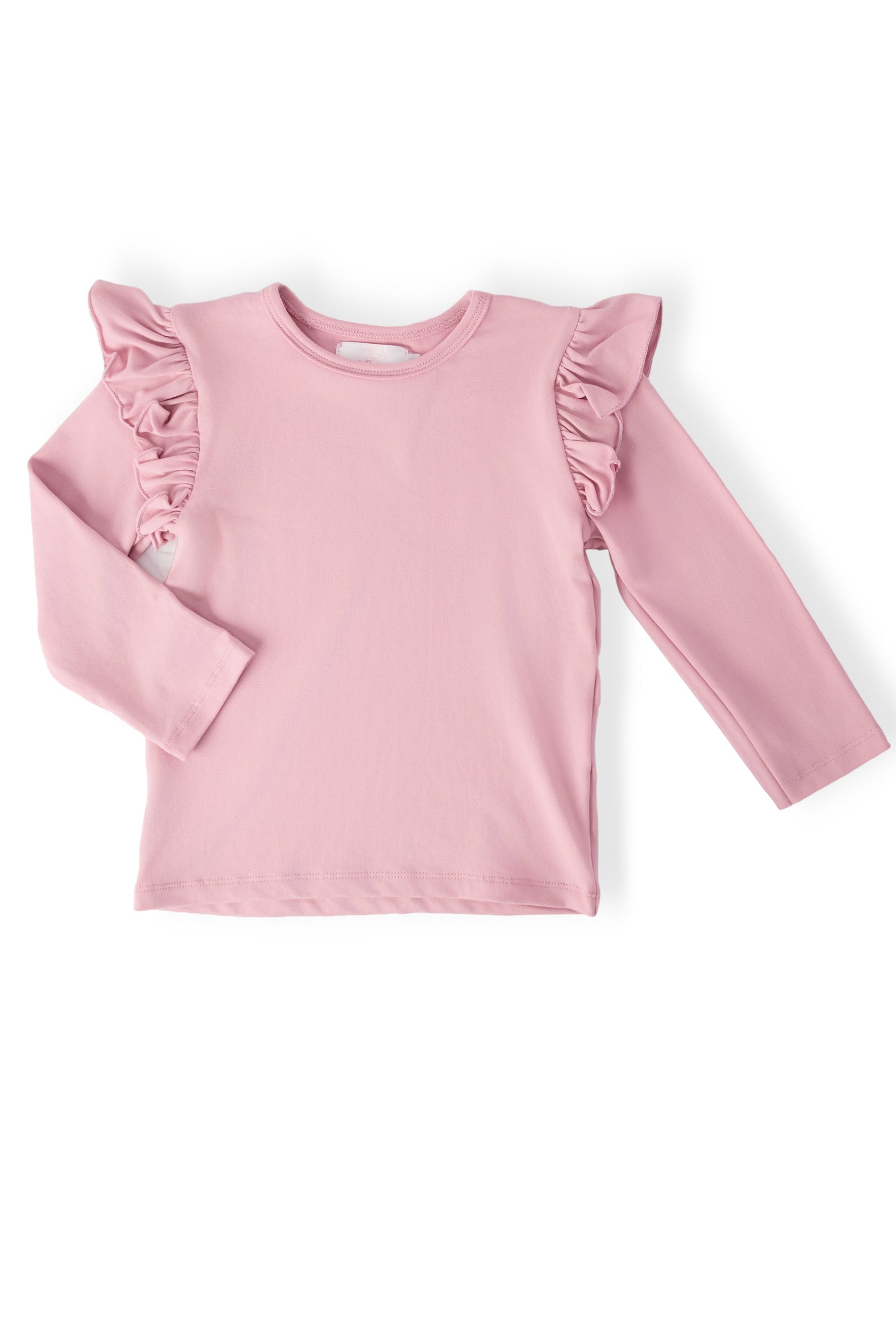 Mila & Rose ® Vintage Pink L/S Ruffle TeeEveretts Place