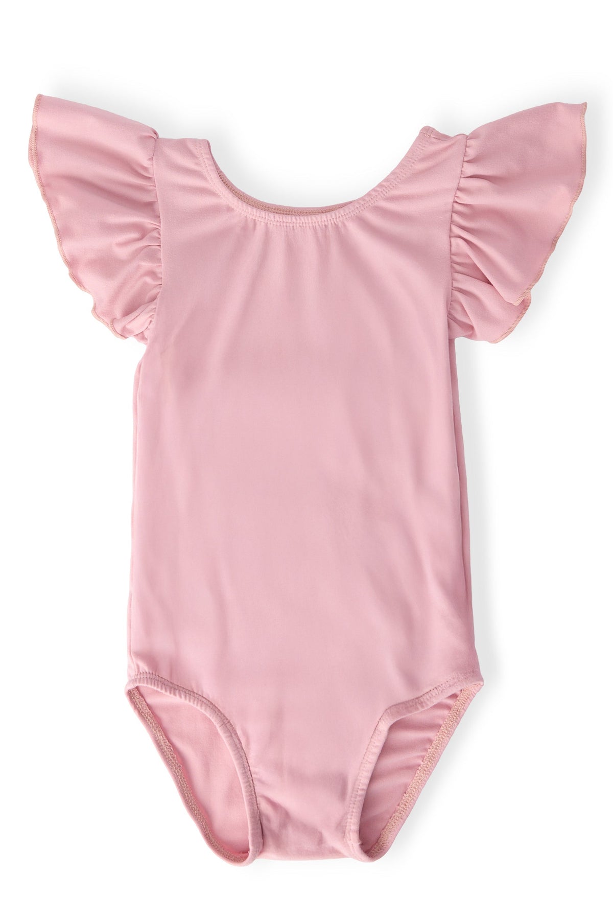 Mila & Rose ® Vintage Pink S/S Flutter Sleeve LeotardEveretts Place