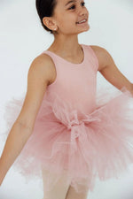 Mila & Rose ® Vintage Pink Tank Tutu Leotard for Girls Dancewear - 
