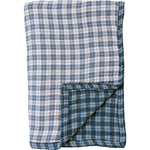 Mebie Baby Vintage Plaid And Navy Plaid Twin Size Muslin Quilt - 