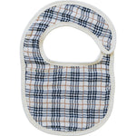 Mebie Baby Vintage Plaid Classic Muslin Bib - 
