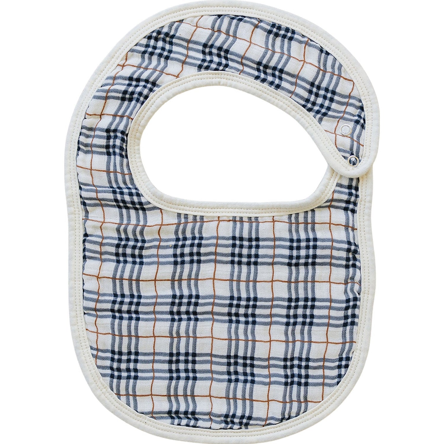 Mebie Baby Vintage Plaid Classic Muslin Bib - 