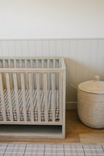 Mebie Baby Vintage Plaid Muslin Crib Sheet - 