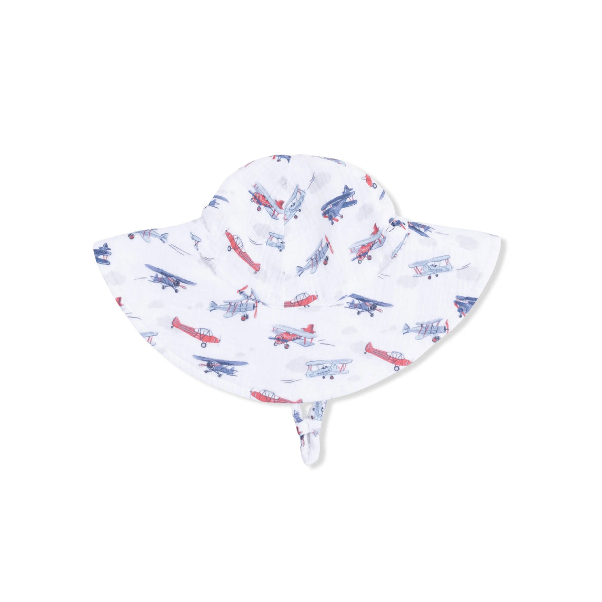 Angel Dear Vintage Planes - Wide Brim Sun Hat - 