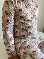 Little Joy Co. Vintage Santa Bamboo Christmas Pajamas - 2pc Set - 