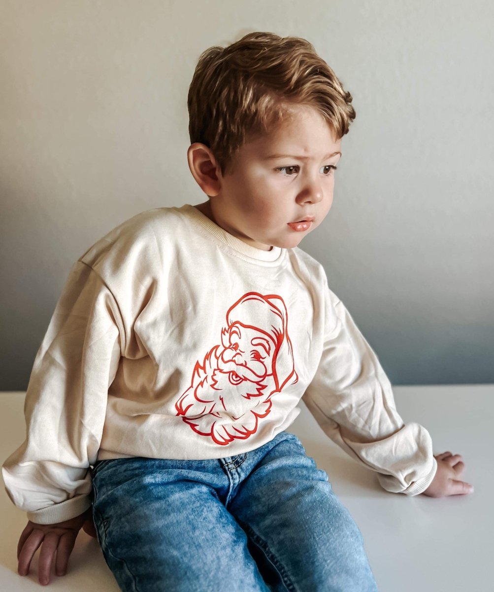 Little Joy Co. Vintage Santa Crewneck Sweatshirt - 