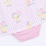 Angel Dear Vintage Spring Ducklings Pink - A - Line Bodysuit DressEveretts Place