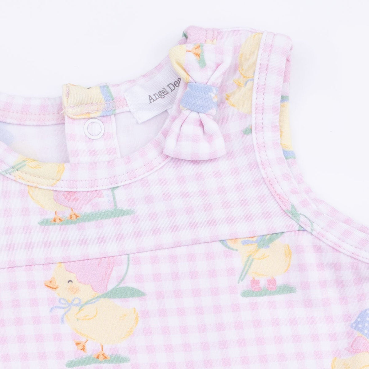 Angel Dear Vintage Spring Ducklings Pink - A - Line Bodysuit DressEveretts Place