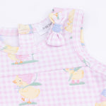 Angel Dear Vintage Spring Ducklings Pink - A - Line Bodysuit DressEveretts Place