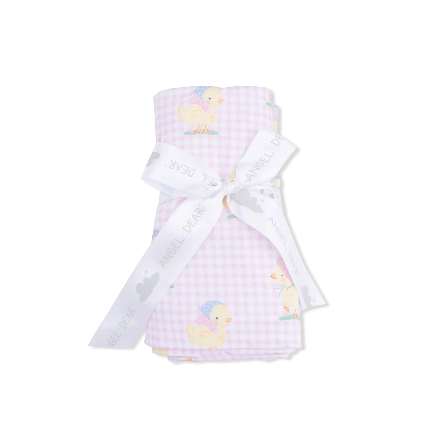 Angel Dear Vintage Spring Ducklings Pink - Swaddle Blanket - 