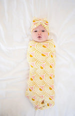 Harp Angel Boutique Vintage Sunshine Bamboo Swaddle with Breathable Comfort for Babies - 