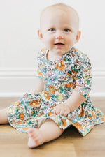 Mila & Rose ® Vintage Vibes 3/4 Sleeve Twirl Bodysuit - 