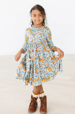 Mila & Rose ® Vintage Vibes Three Quarter Pocket Twirl Dress for Girls Mila Rose - 