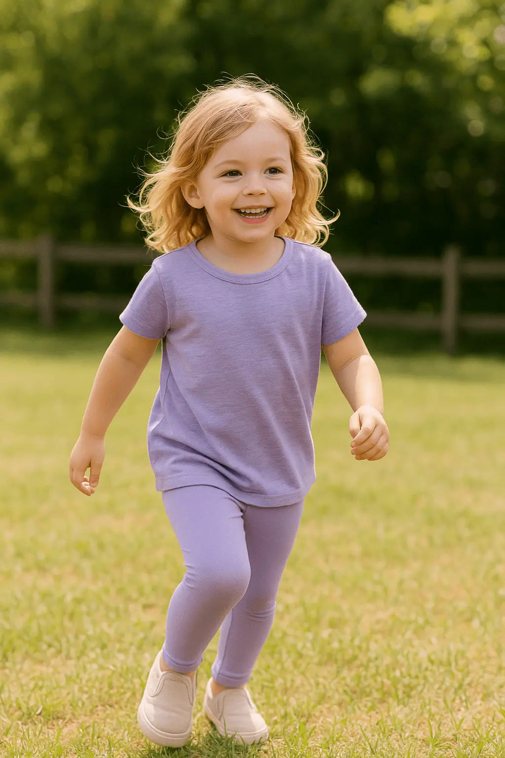 Sweet Bamboo Violets Are Violet Classic Legging - 