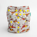 Animals and Insects: Essentials Pocket Cloth Diaper with Athletic Wicking Jersey, Grows with your Baby - Everetts Place Boutique - Pocket Diaper