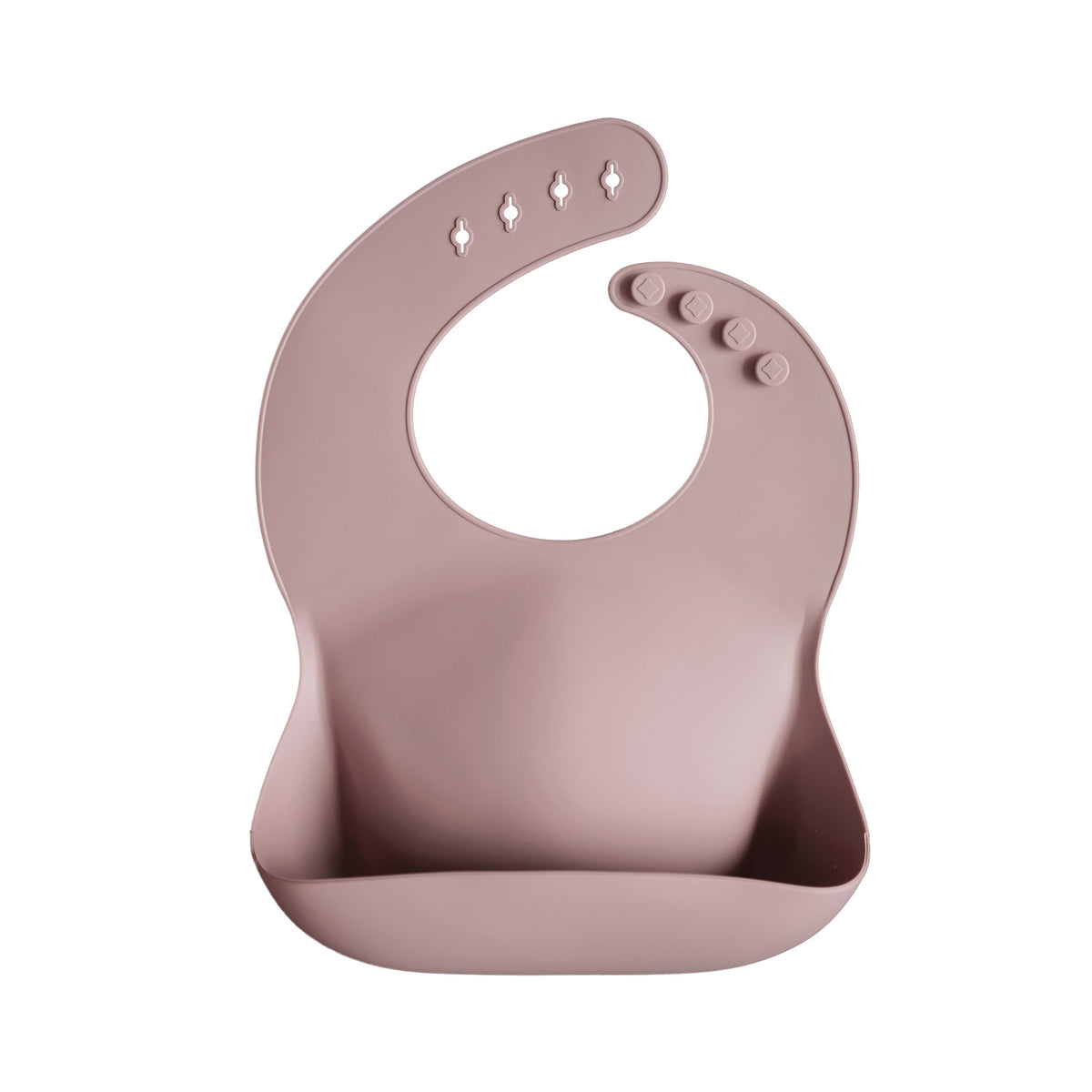 Silicone Baby Bib, Polka Dot Print by Mushie