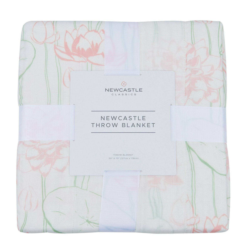 Water Lily Bamboo Throw Blanket - Everetts Place: Online Boutique - Kids & Babies