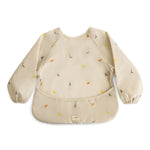 Mushie Water Resistant Long Sleeve Bib for Kids with Wide Pocket and Velcro Closure - Everetts Place Boutique - 