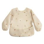 Mushie Water Resistant Long Sleeve Bib for Kids with Wide Pocket and Velcro Closure - Everetts Place Boutique - 